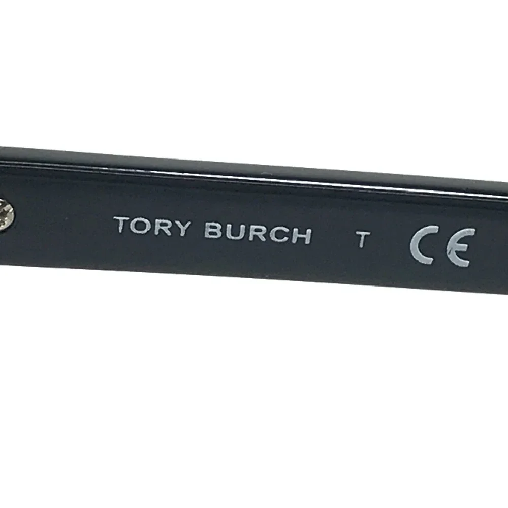 Tory Burch Eyeglasses Frames TY 1054 3100 Shiny Black Gold Round 50-18-140